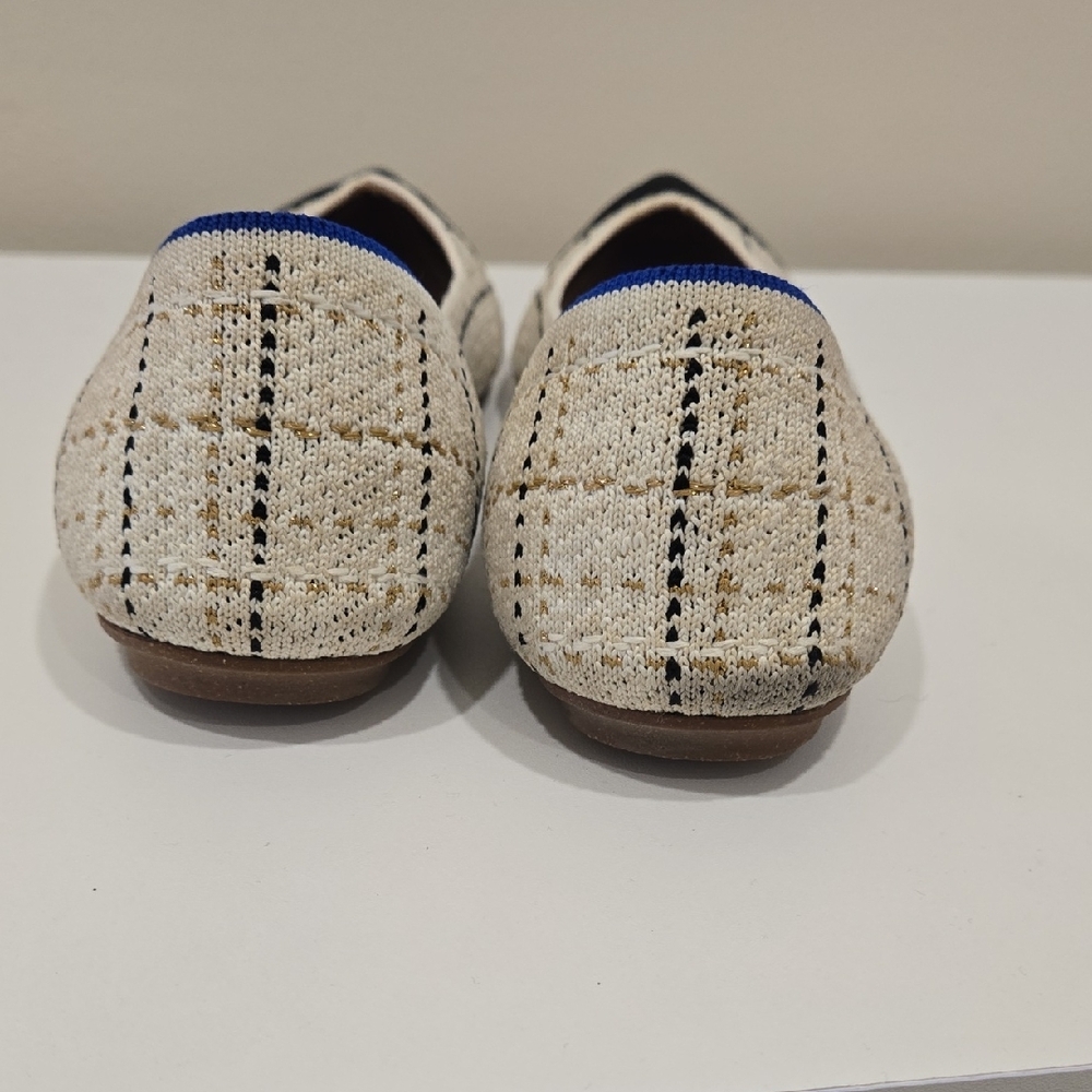 Rothy's Cream and Black Pointed Flats - Picture 6 of 10